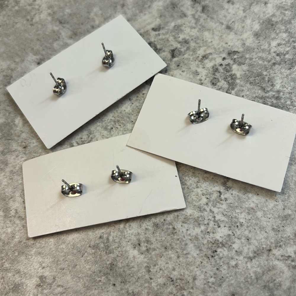 NWT Festive Earrings Set of 3 - Picture 2 of 5